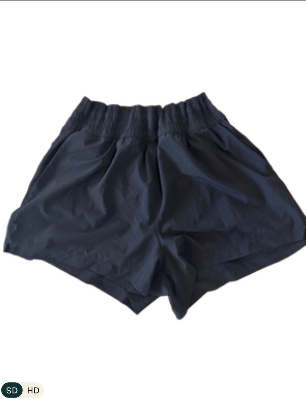Athleta Black High-Rise Athletic Shorts
